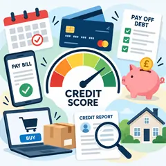 How can I improve my credit score?